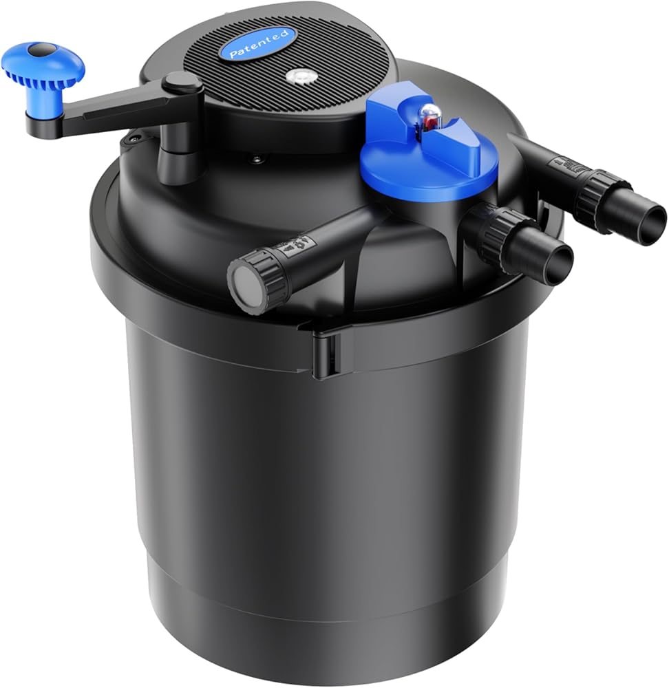 SUN CPF-2500 Grech Pond Bio Pressure Filter, UVC Upto 1600 gal, 13W