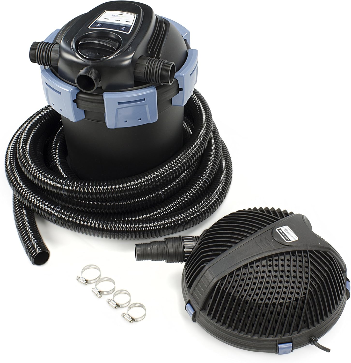 Aquascape UltraKlean 2500 Pond Filtration Kit with 2000 Pond Filter, UV Clarifier, and AquaForce 2700 Pump, 95059