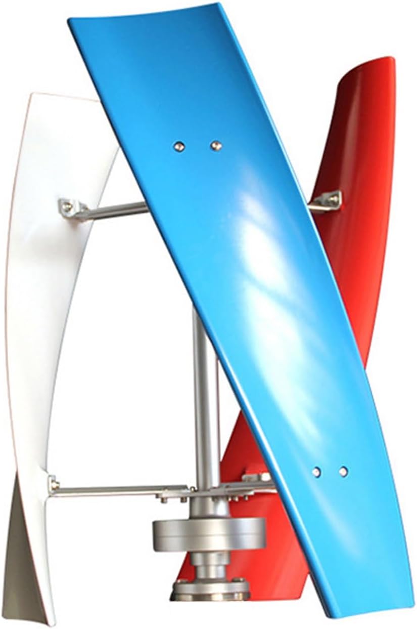 Outdoor Wind Turbine Generator, Breeze Type Windmill Generator, Small Household Vertical Axis Wind Turbine Generator Kit, 12v/24v Voltage for Courtyard Outdoor, Home Appliance(400W-24V)