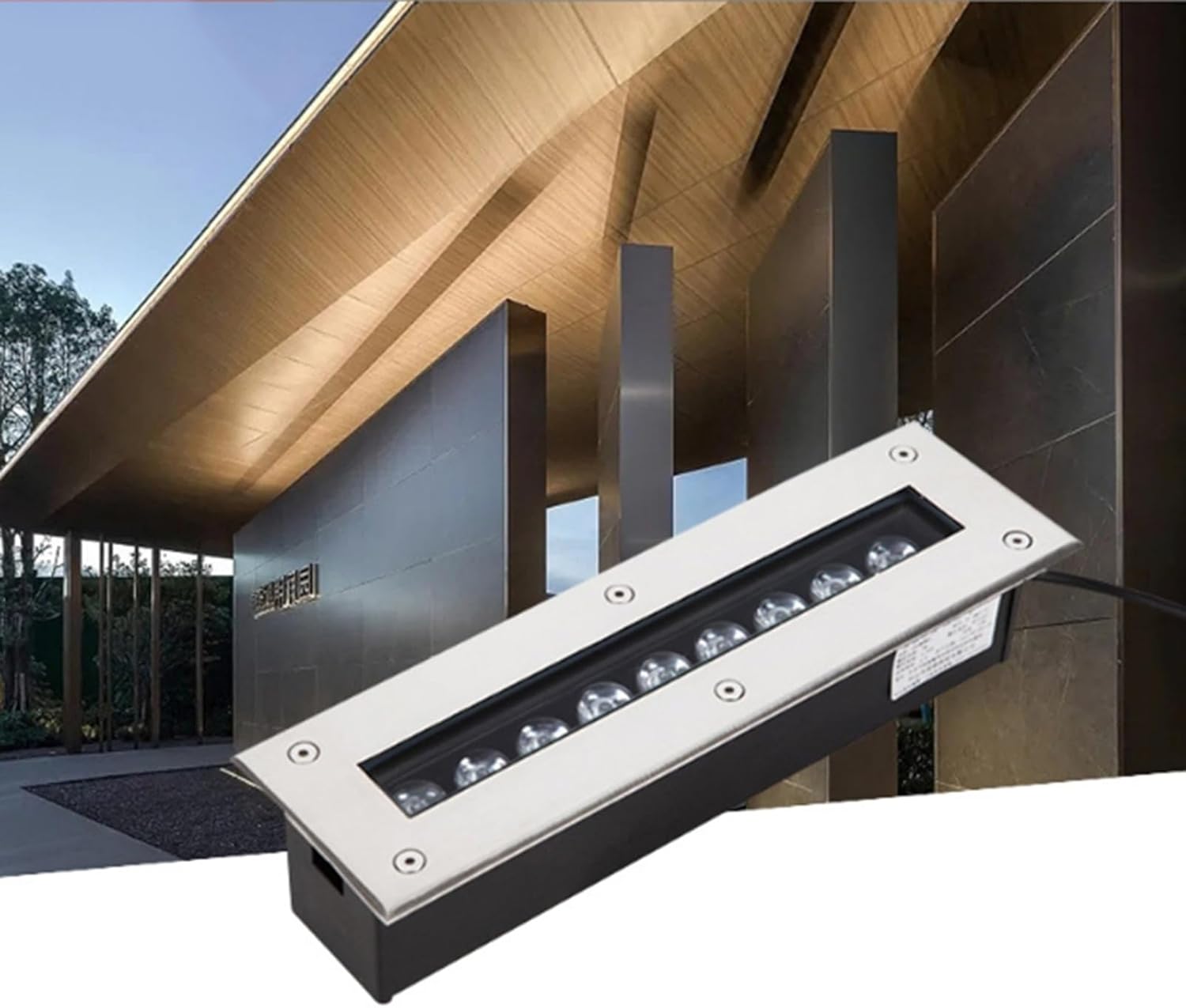 Outdoor Ground Light LED Underground Light IP66 Waterproof AC85-265V Buried Lights for Garden Pathway,Patio, Walkway, Deck, Step Landscape Lamp