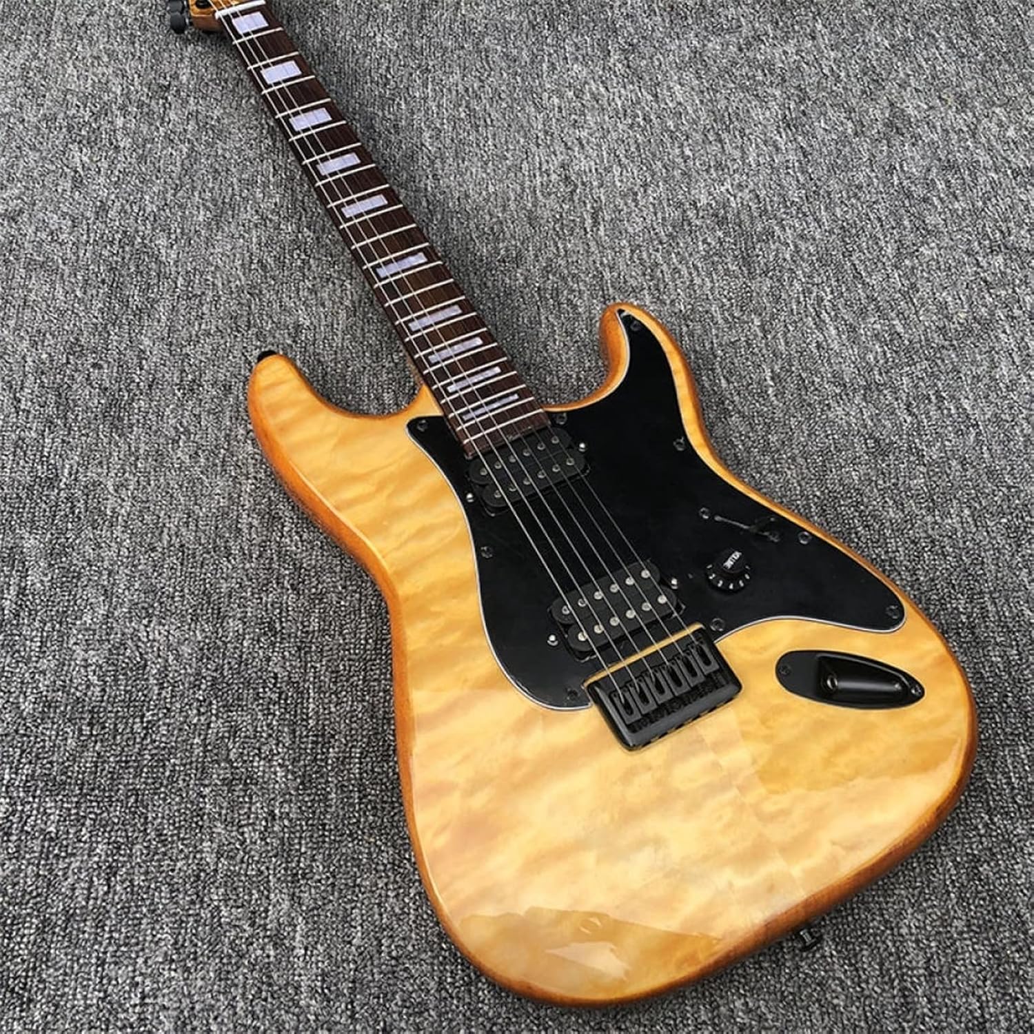 Bass 5 String Bass Elm Body Fingerboard Inlay Acoustic Steel String Guitars Guitar (Size : N 41 inches) (V 41 inches)