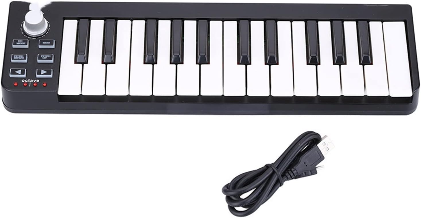 25 Portable Keyboard Mini 25-Key USB MIDI Controller MIDI Keyboard Musical Instruments MIDI Keyboard Controller Keyboard Piano