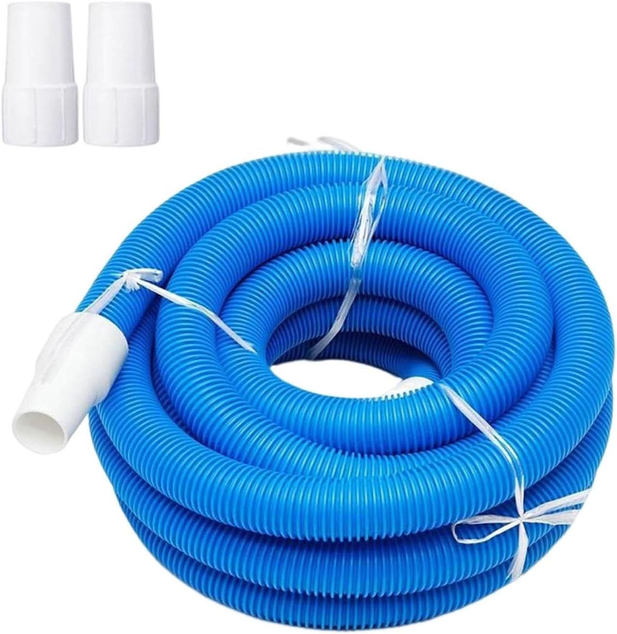 Pool Vacuum Hose 29.52ft with Swivel Cuff, Spiral Wound Above Ground Pool Cleaner Hose for Swimming Pools and Garden Irrigation
