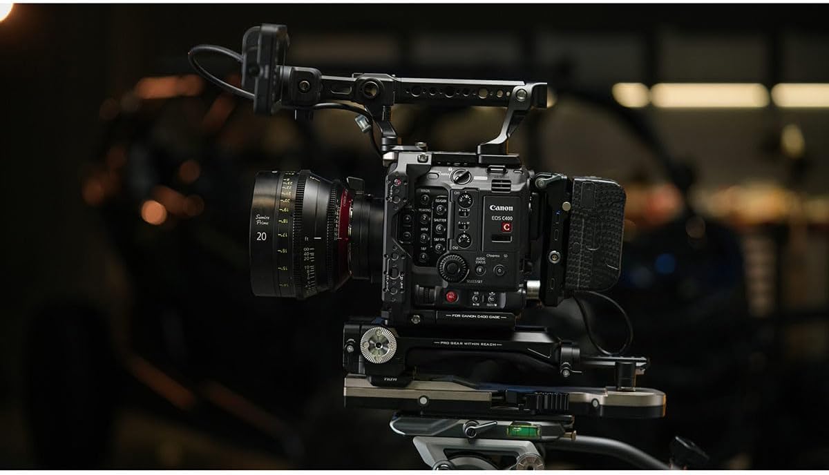 Tilta Camera Cage Advanced Kit for Canon C400 | Includes Full Cage, Rear Accessory Plate, Top Handle Extension, Shoulder Baseplate & More | Arri Rosette, NATO Rail, 3/8