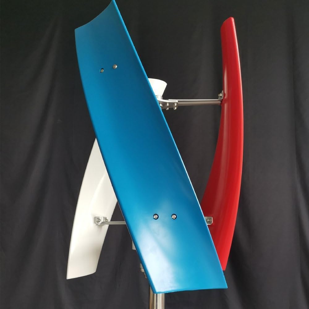 Wind Turbine Generator Kit 8000W 3 Blade Portable Vertical Wind Power Turbine Generator Kit with Charge Controller Wind Turbine