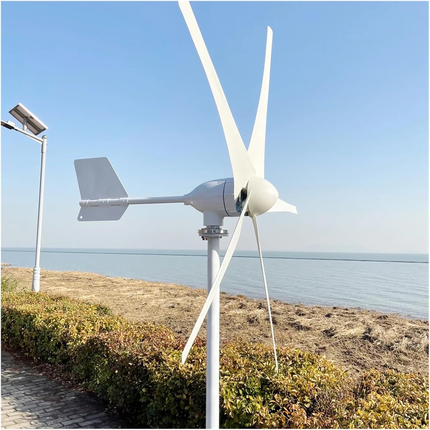 Wind Turbine Generator Kit, 15KW Wind Turbine Generator For Home Farm 12V 24V 48V Free Energy Wind Fan Generators Small Horizontal Windmill Three Phase AC for Hybrid Solar Wind System(3B,24V_15KW)