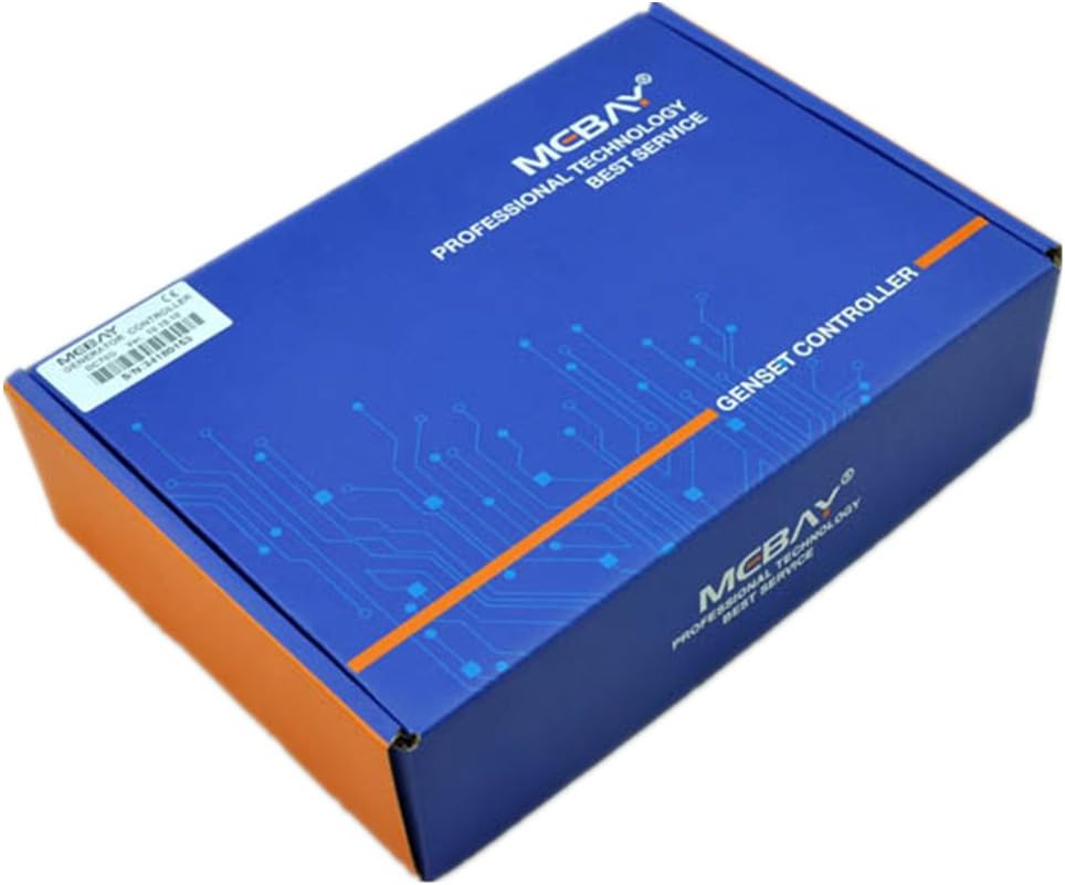 Genset Generator Engine Control Module Panel 4.3 inch LCD Auto Start Stop Controller Monitor Mains Monitor AMF Automatic Switching Control ATS IP54 RS485 USB CAN Port DC 8-36V (DC72DR)