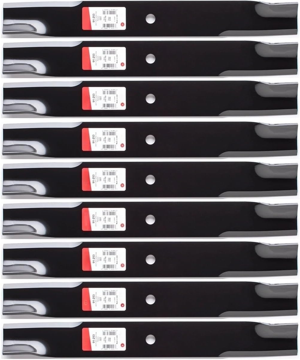 9 PK 91-253 Heavy Duty Blade Replacement for Hustler 602771 603992 793794 793935 and Other Lawn Mower Blade Models