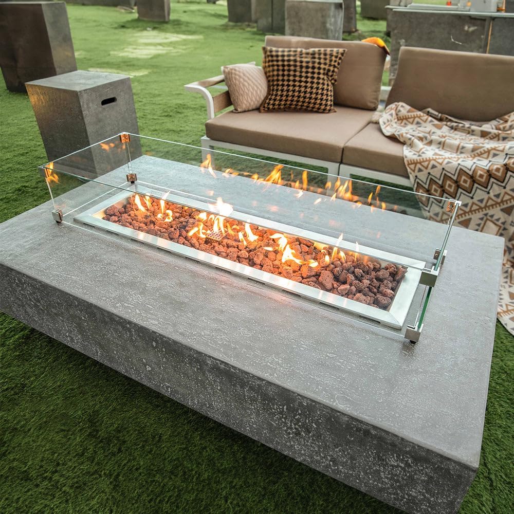 Elementi Hampton Concrete Fire Pit 56