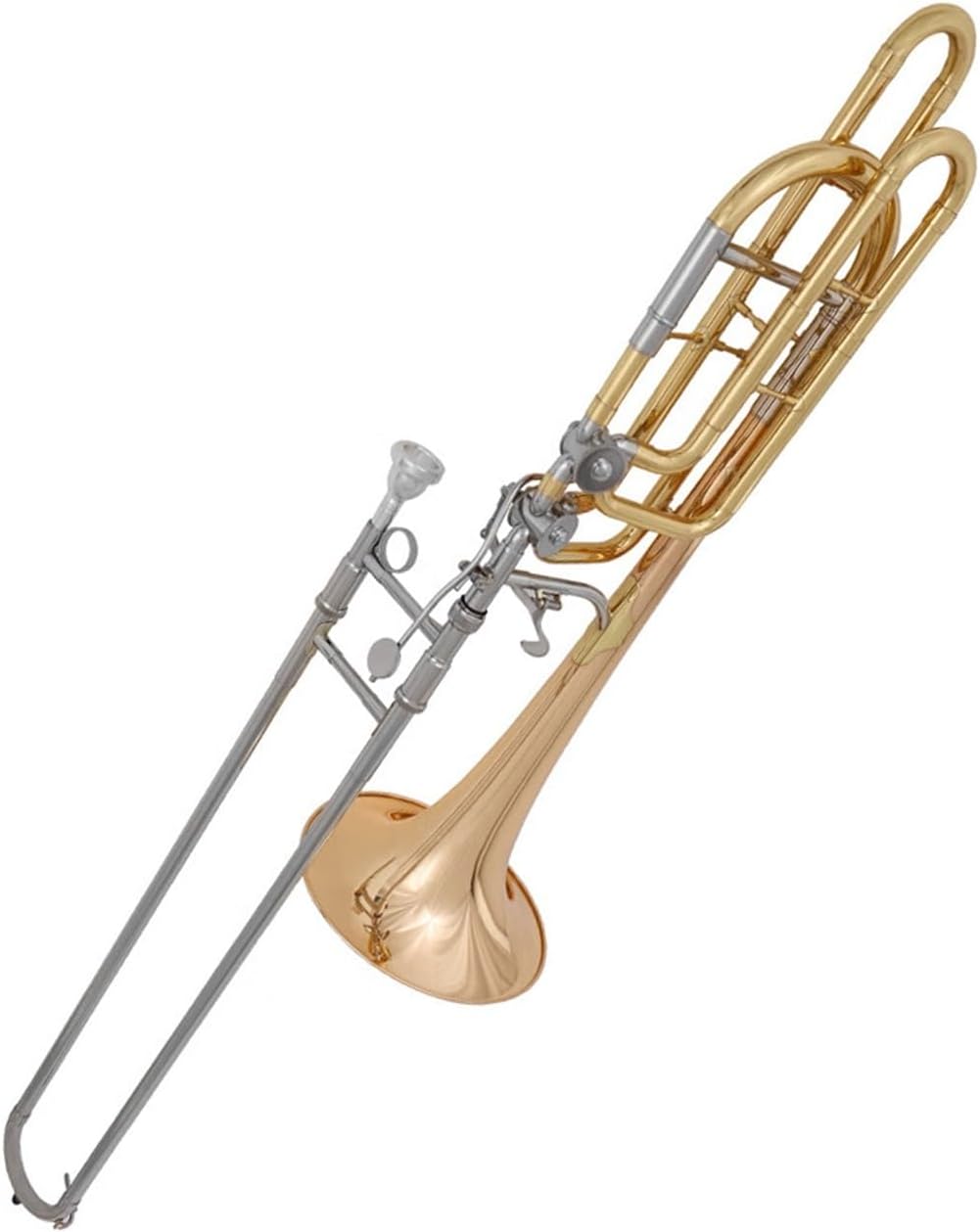 Adult Trombone Instrument Bass Transposition Gb/D Key Professional Performance Trombone Instrument
