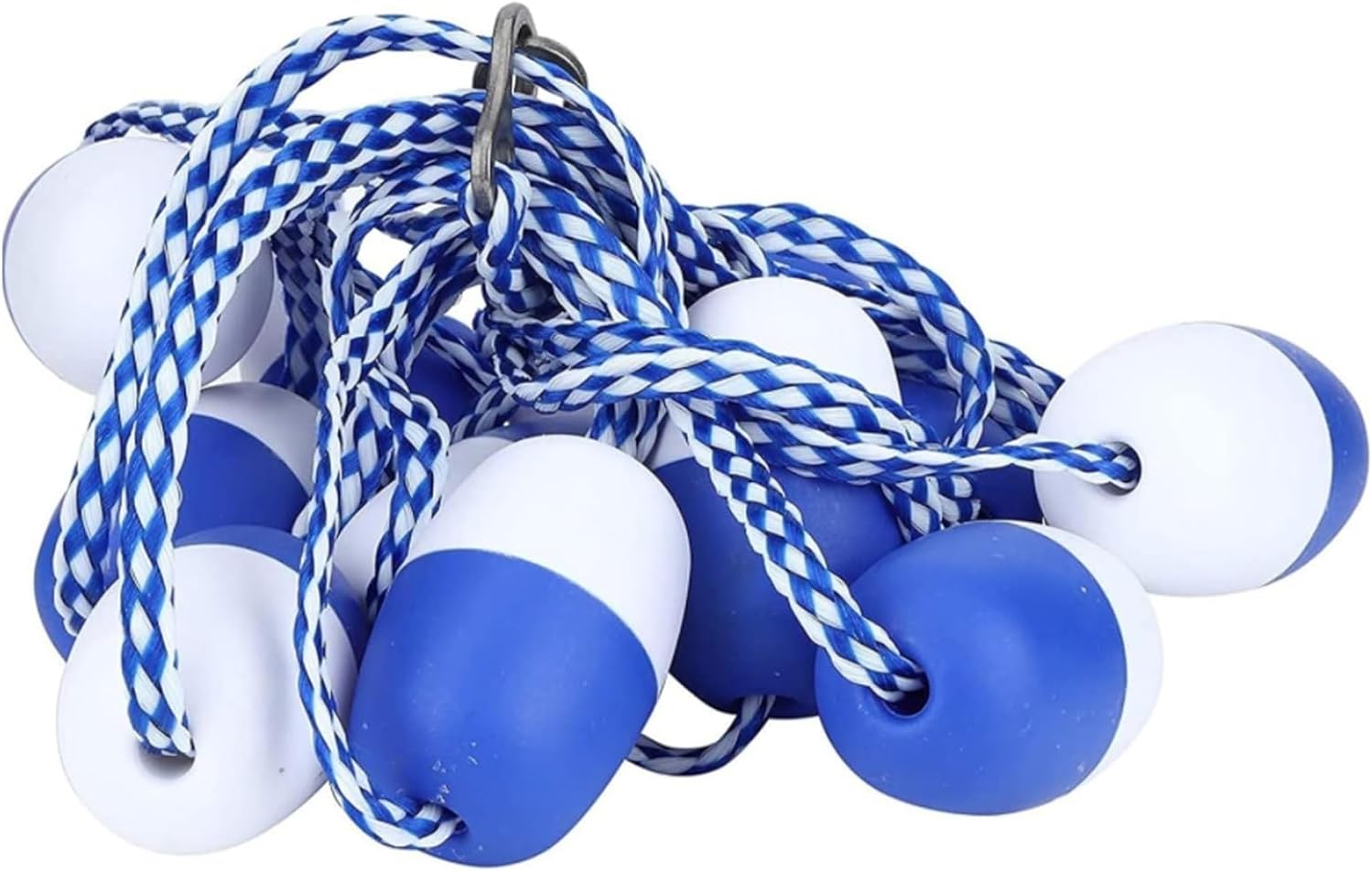 1 Set Pool Rope Floats to Divide Pool, Bi Tone Floating Buoys Line with Floats/Hooks, Floating Cordon Pool Safety Divider