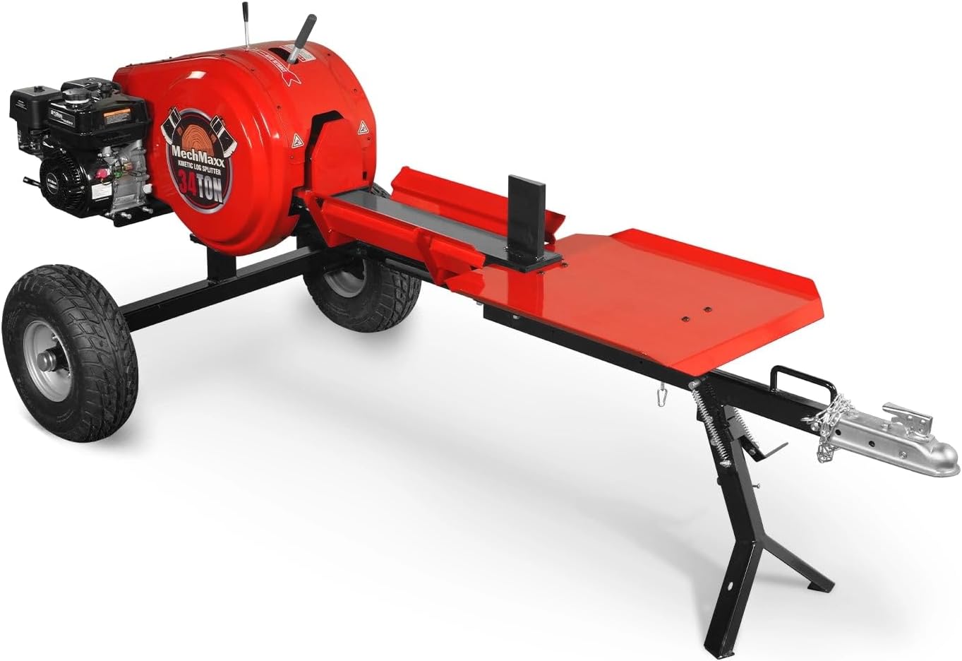 34 Ton Kinetic Log Splitter, 7 HP Ducar Gasoline Engine, 28