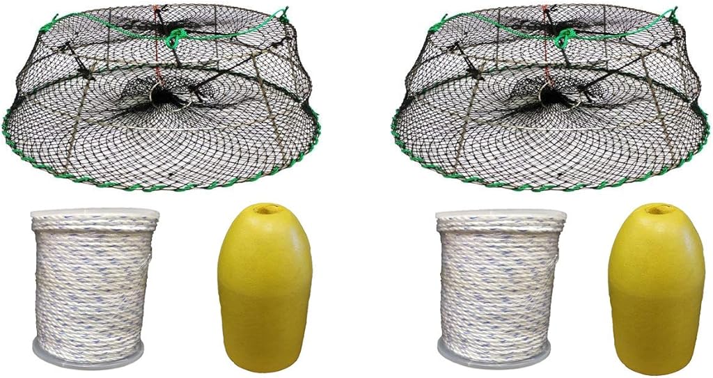 2-Pack of KUFA Sports Tower Style Prawn Trap with Prawn Trap Accessory Combo (CT77+FYM403) x2