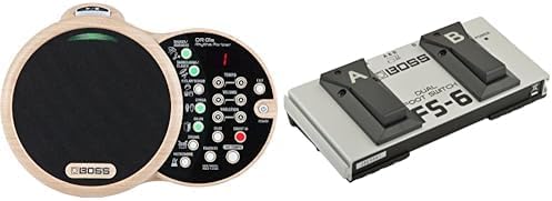 Boss DR-01S Rhythm Partner Bundle with BOSS FS-6 Dual Pedal Switch