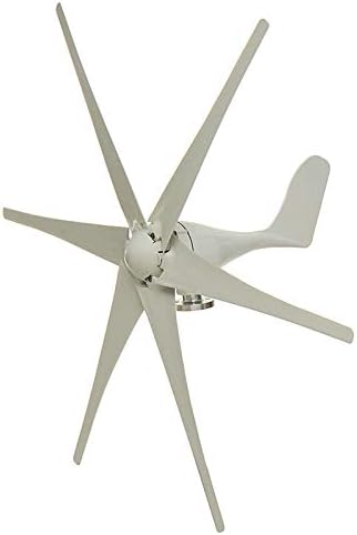 9000W 12V/24V/48V 6 Blades Nylon Fiber Wind Turbines Generator Horizontal Wind Generator Windmill Energy Turbines Charge for Home,48v