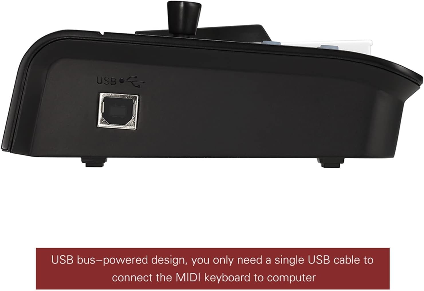 Keyboard Piano 25-Key MIDI Controller Compact USB MIDI Keyboard Controller USB