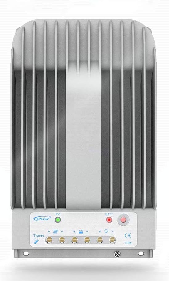 EPEVER Tracer 4215BN 40A MPPT Controller 12V/24V Auto,Max 150V, 520W/1040W Input with LCD Display for Sealed, Gel, Flooded Lead-Acid Battery
