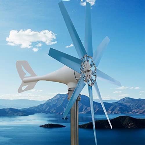 10000W Vertical Axis Wind Turbine Generator - 8 Blades, 12V/24V Small Windmill with Controller, IP67, Ideal for Home, Farm & RVs - Free Energy Solution
