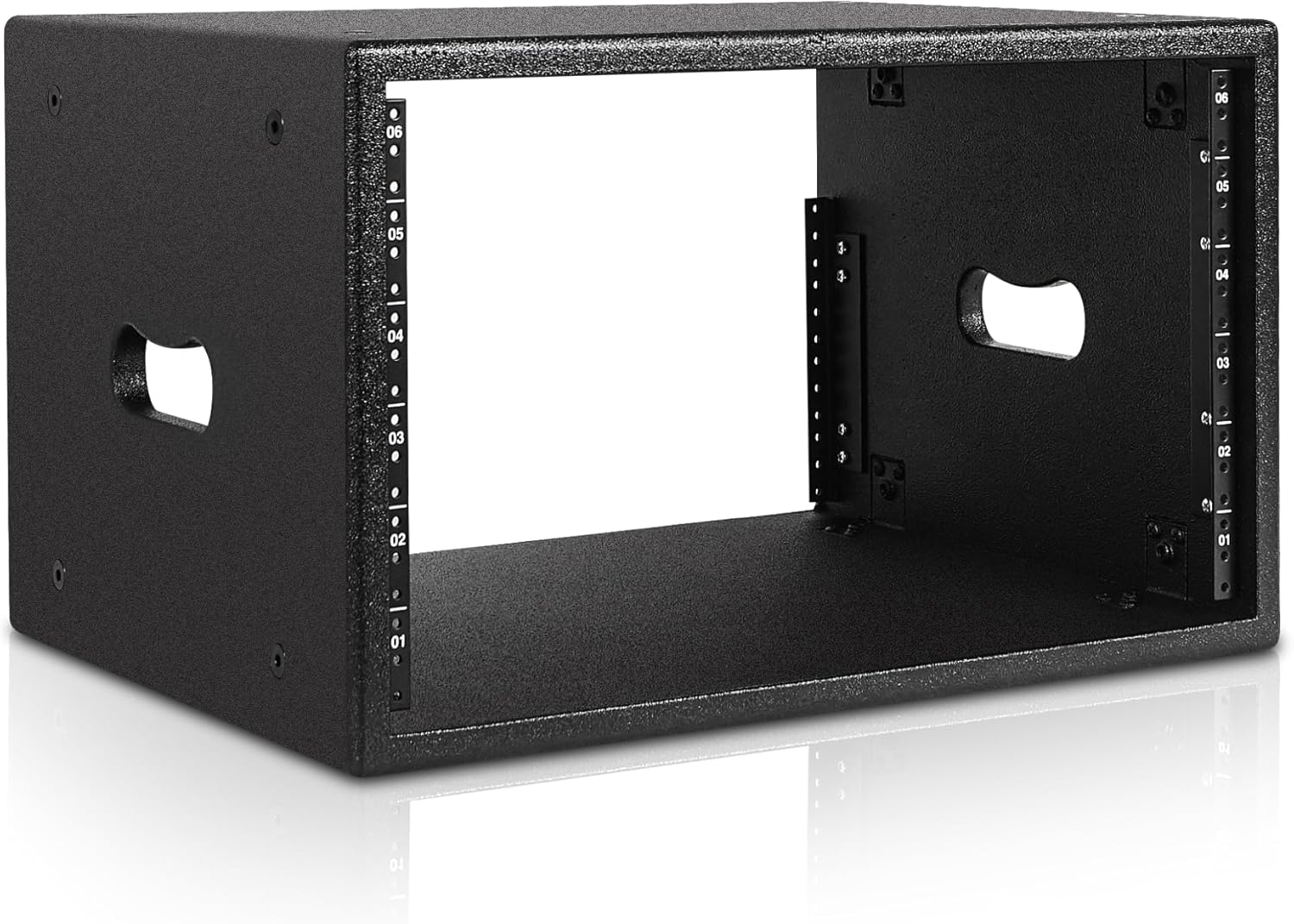 Sound Town 6U Studio Rack with 6-Space, Heavy-Duty 0.7