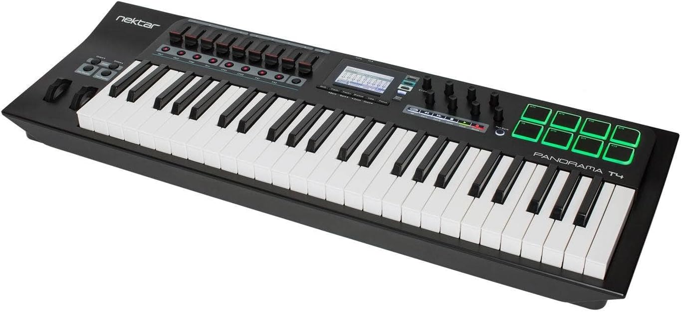 Nektar Panorama T4 - USB MIDI Controller Keyboard with Nektar DAW Integration + Nektarine PlugIn Control,Black