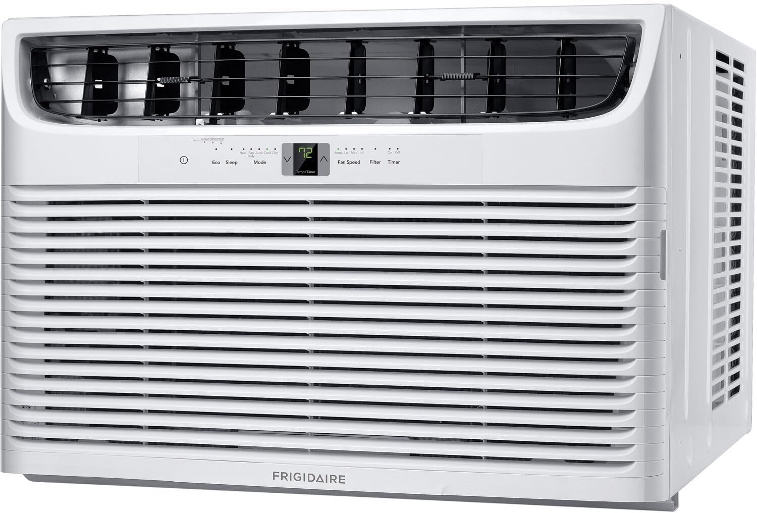Frigidaire 23,000 BTU Window Air Conditioner with Supplemental Heat, Dehumidifier, and Remote, 230V, Cools up to 1400 Sq. Ft. for Apartment, Bedroom, Large Rooms
