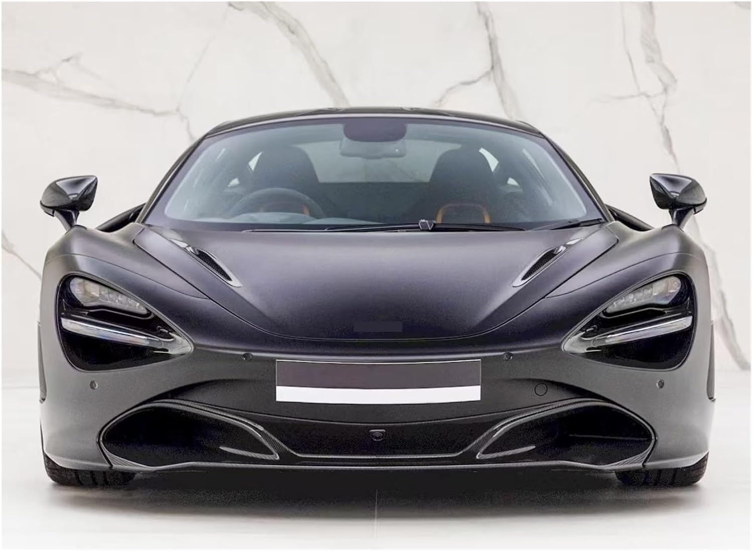 Automotive Accessories Car Bumper Lip Compatible for McLaren 720S Carbon Fiber OEM Front Upgrade Kit Decoration(Forging Carbon Fiber)