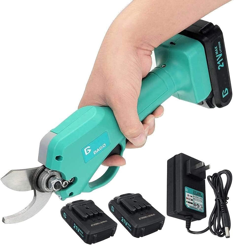 New Professional Electric Pruning Shears Fruit Tree Branch Scissors Electric Pruning Scissors 21V Garden Pruner 0-30Mm