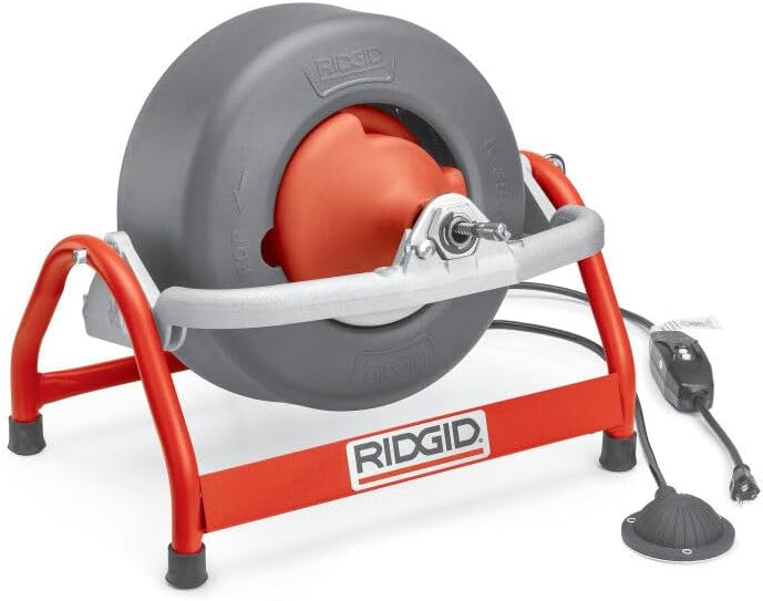 Ridgid 53122 K-3800 W/C-45 Drum Machine For 3/4