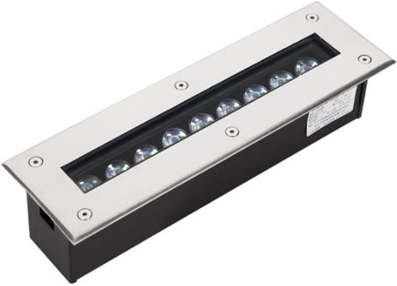 Rectangle LED Underground Light Garden Floor Light Recessed Buried Lamp IP67 Waterproof Landscape Lighting for Outdoor Stairs Yard Wall Washer AC85-265V (Green 36W)