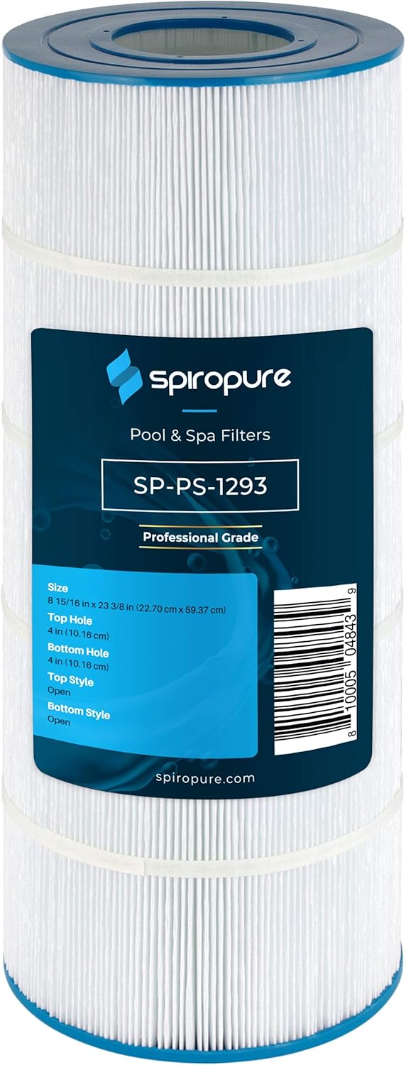 SpiroPure Replacement for Pleatco PA120 Hayward C1200 CX1200RE Unicel C-8412 Filbur FC-1293 Waterway Plastics 817-0125N Aladdin 22002 Hot Tub Spa Pool Filter Replacement Cartridge (1)