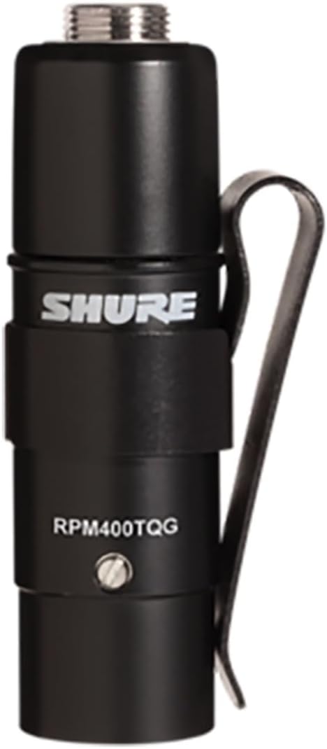 Shure Wired Microphone TQG to XLR Preamplifier with Belt Clip