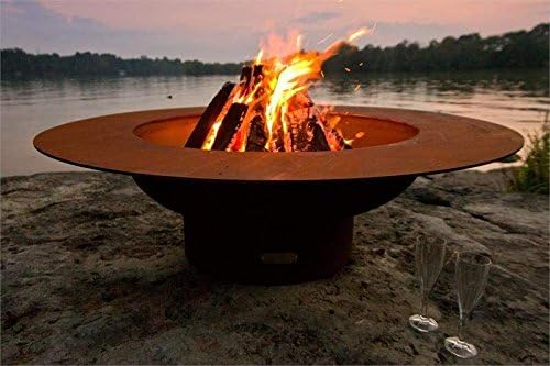 Firepit Art Magnum Outdoor Fire Pit Bowl with Lid 54