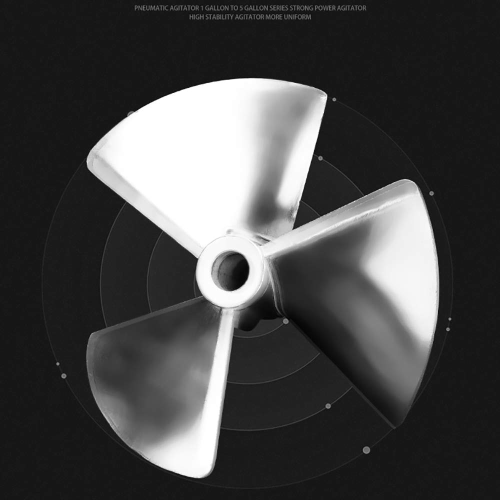 5 Gal Industrial Desktop Automatic Lifting Pneumatic Mixer Air Mixing Machine Capacity 60L 2600RPM for Spice Paint Hydrosol Food