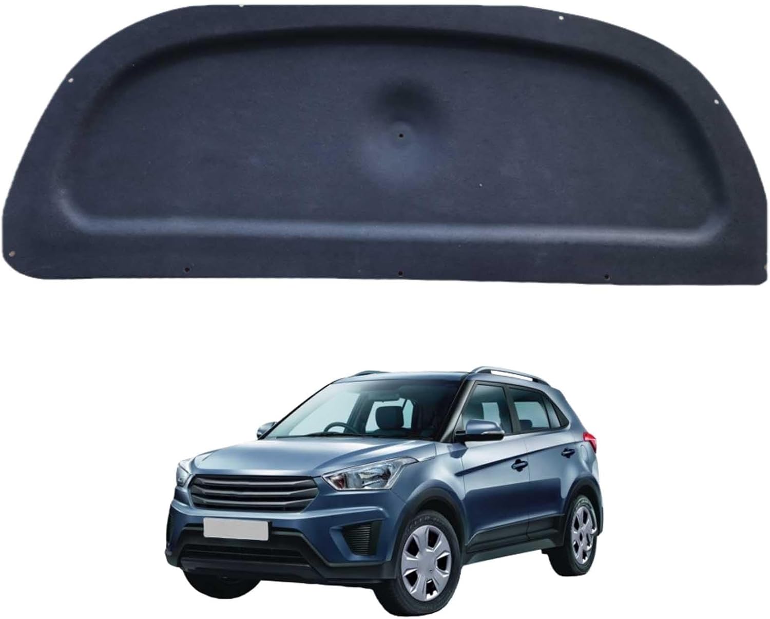 Car Front Hood Engine Sound Pad for Hyundai IX25 2014-2017, Heat Insulation Cotton Mat Cover Soundproof Car Accessories