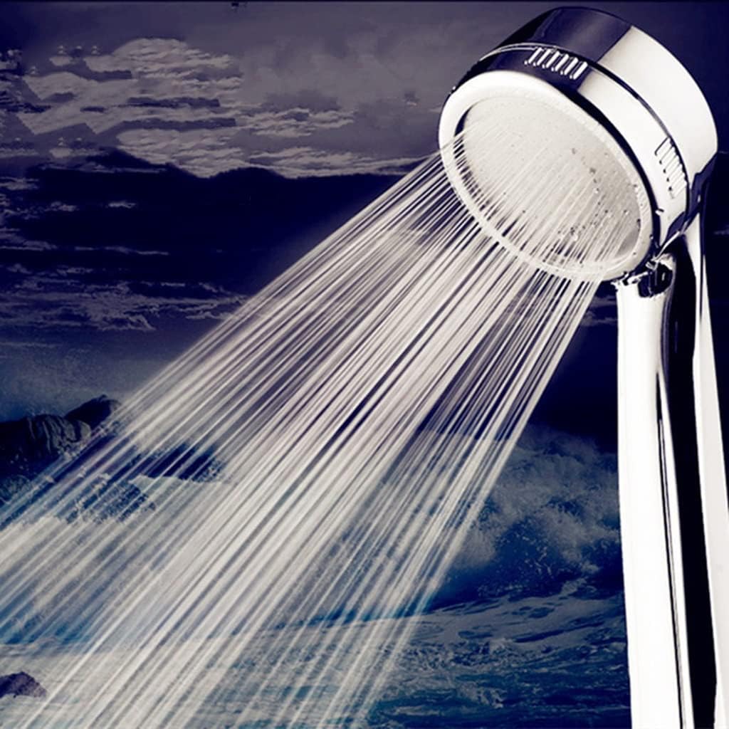 Supercharged Ionic Shower Head, Pressurized Hand-held Head Spray for Shower, High Pressure Filter, for Home,Gym,Pool