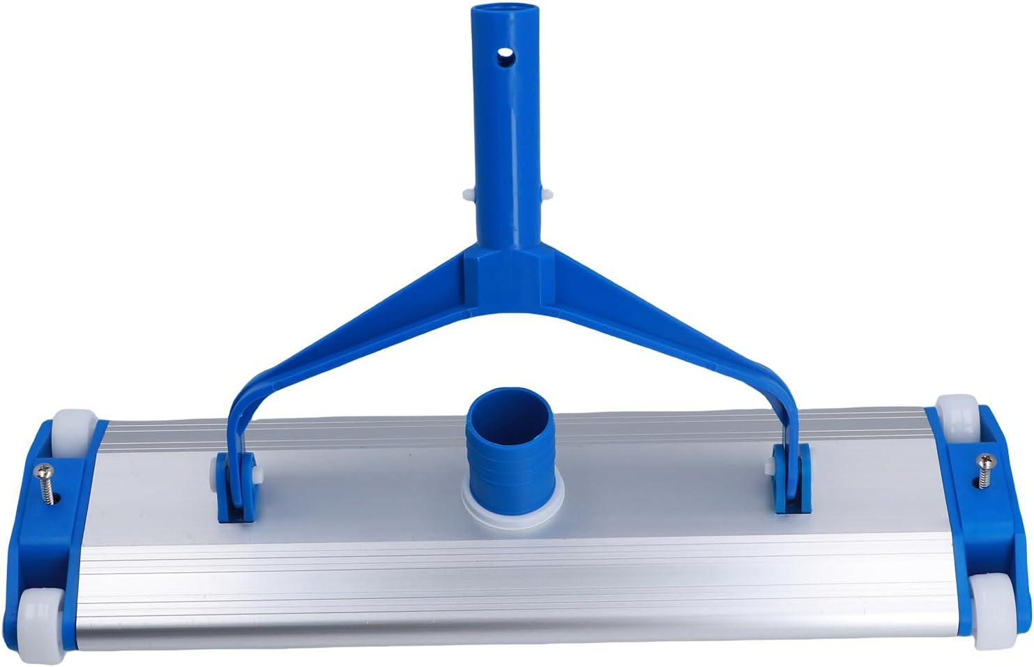 Swimming Pool Vacuum Head Heavy Duty Aluminum Base Wide 45cm Cleaning Path with Brush for Inground Pools and Fish Pools ABS Material 17.72 x 5.51 Inches