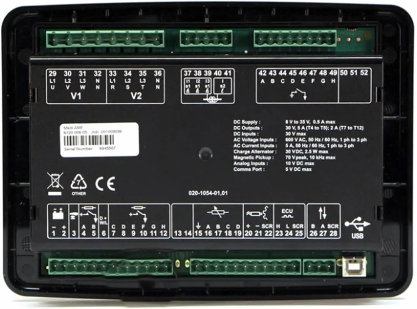 1pcs 6120mkiii 6120 MKII Generator Start Controller Set 6120 Generator(6120 Original)