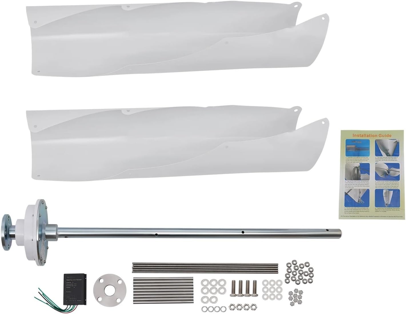 Wind Turbines, 12V/24V 400W Vertical Levitation Axis Wind Turbine nerator Low Wind Speed Starting Wind Turbines(24V)