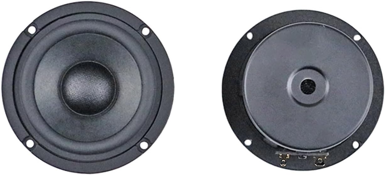 Pure Mid Range Speaker 3 inch 89mm Household Tri Frequency Vocal Instrument Cotton Hemp Fiber Basin 95HZ-15KHZ 15W 1Pairs Lucky