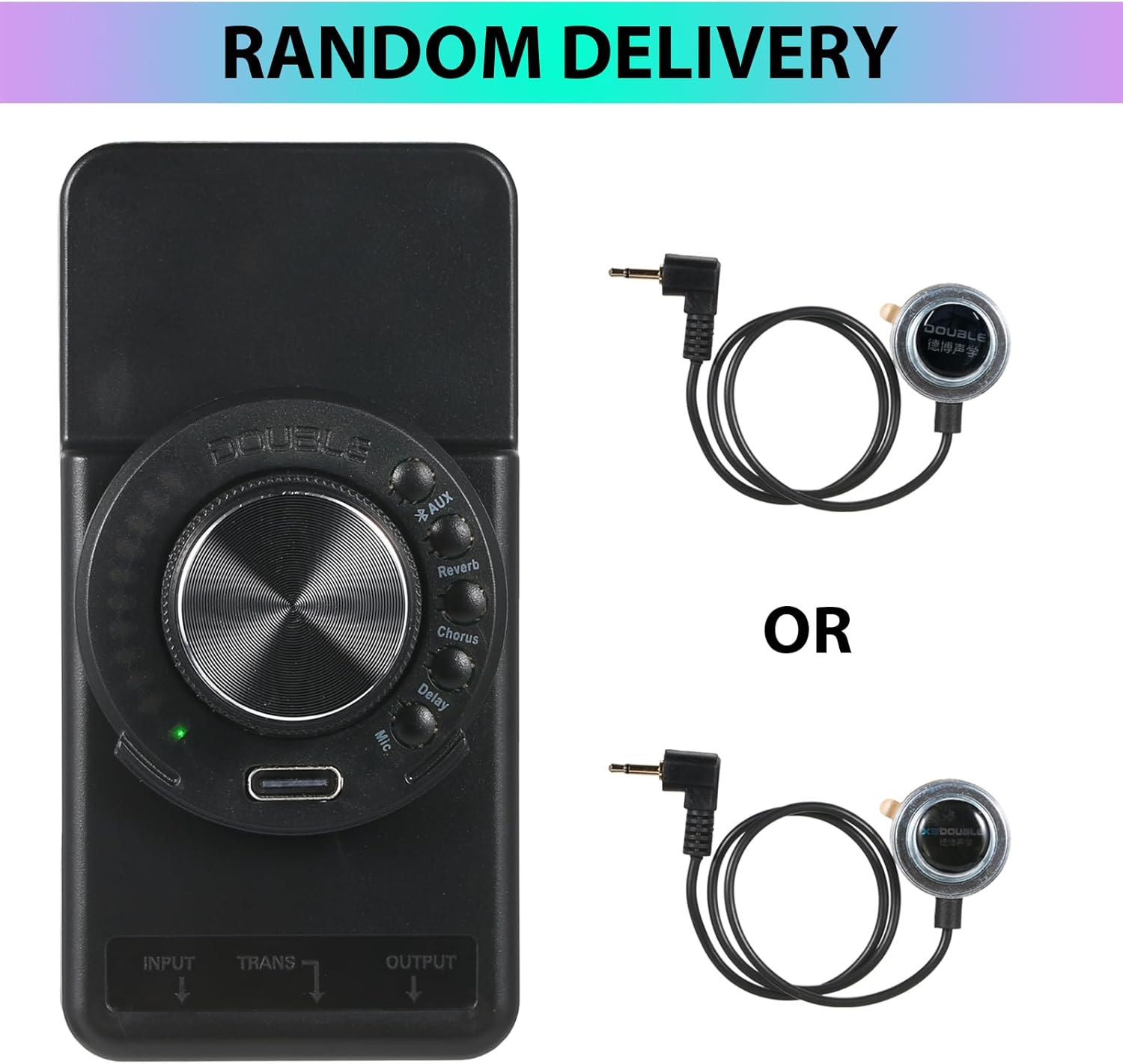 Generic OS1 Resonance Pickup On-Board Preamp SFT Same Frequency Trans Guitar Preamplifier System with Reverb Chorus Delay Re able Li-ion (Need Opening Holes to Install), Black