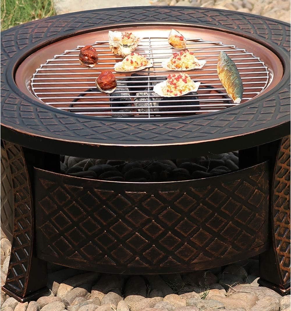 Outdoor Fire Pits,Housewares Cast Iron Fire Pit Outdoor Garden Patio Heater Camping Bowl