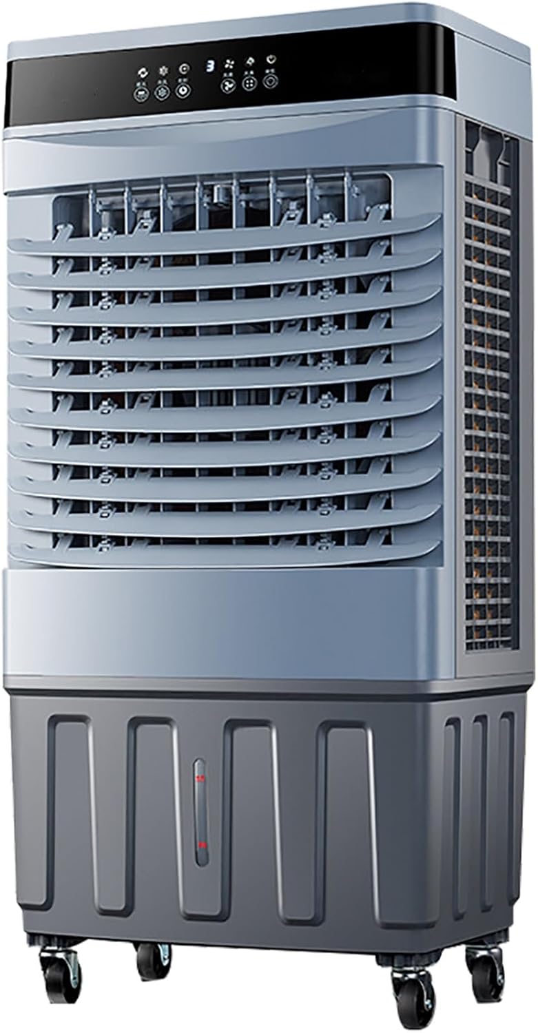 Portable Air Conditioners, Evaporative Air Cooler, 3-IN-1 Portable AC, 12 Hours Timer, 3 Wind Speeds, Double Water Tank, for Outdoor Indoor Use(110cm/43.3in)