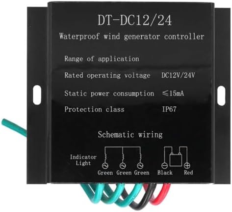 12V 1200W-3600W MPPT Hybrid Solar & Wind Charge Controller, Wind Turbine Battery Regulator for 12V, 24V, 48V Systems - Efficient Energy Management Solution