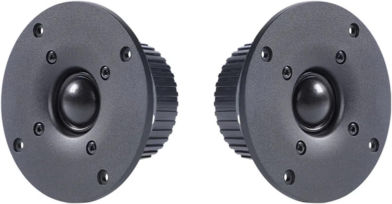 2pcs 4 Inch Dome Silk Film Tweeter 6ohm 20W DIY Bookshelf Speaker Anti-Magnetic Home Sound Music Theater