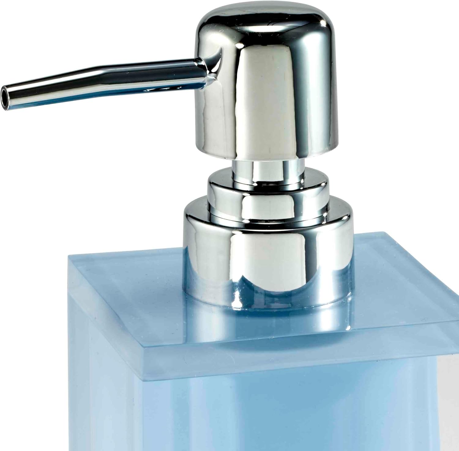 Izod - Bathroom Set, 3pc Countertop Accessories, Vanity Tray, Covered Jar & Lotion Pump, Modern Home Decor, Dorm Room Essentials (Marina Collection, Blue)