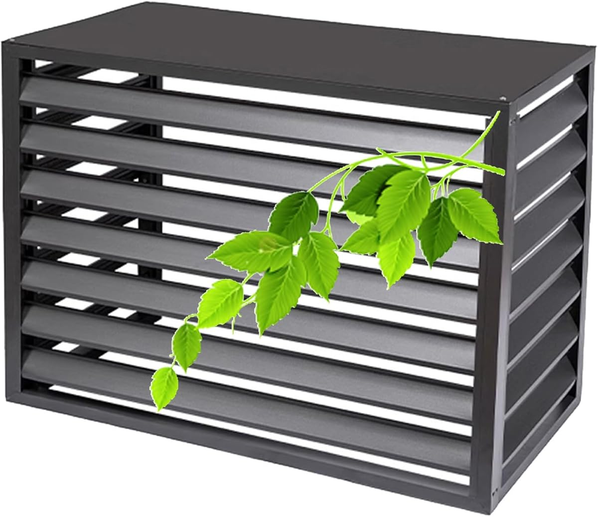 Cover for Outdoor Air Conditioner Covers for Outside Units Decorative Privacy Screen Air Conditioner Protection Cover Weather Resistant Privacy Fence