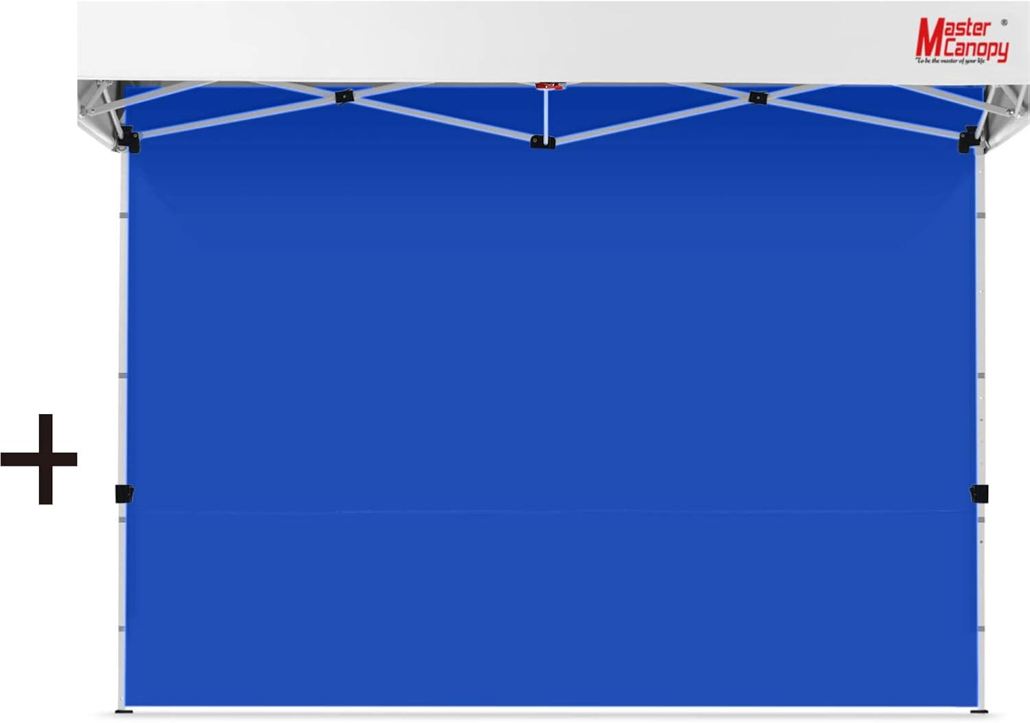 MASTERCANOPY Instant Canopy Sidewall (10'x10', Blue) + MASTERCANOPY Pop-up Commercial Instant Canopy (10'x20', Blue)