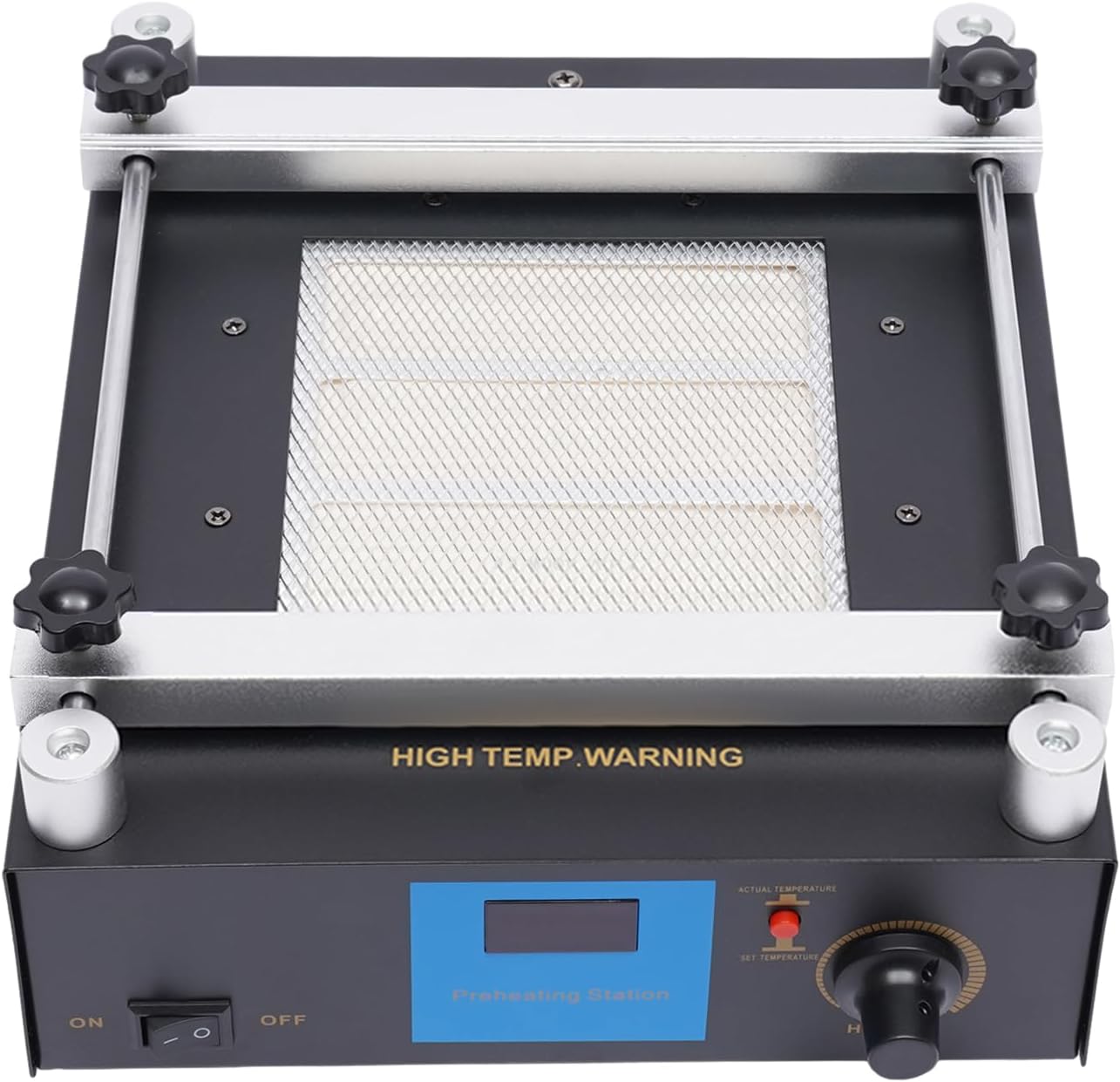 Preheat Preheating Station 110v 450W Soldering Station 4.72 * 4.72 inches Heating Area for Electronic Equipment Maintenance, Mobile Communications Maintenance, Factory Production