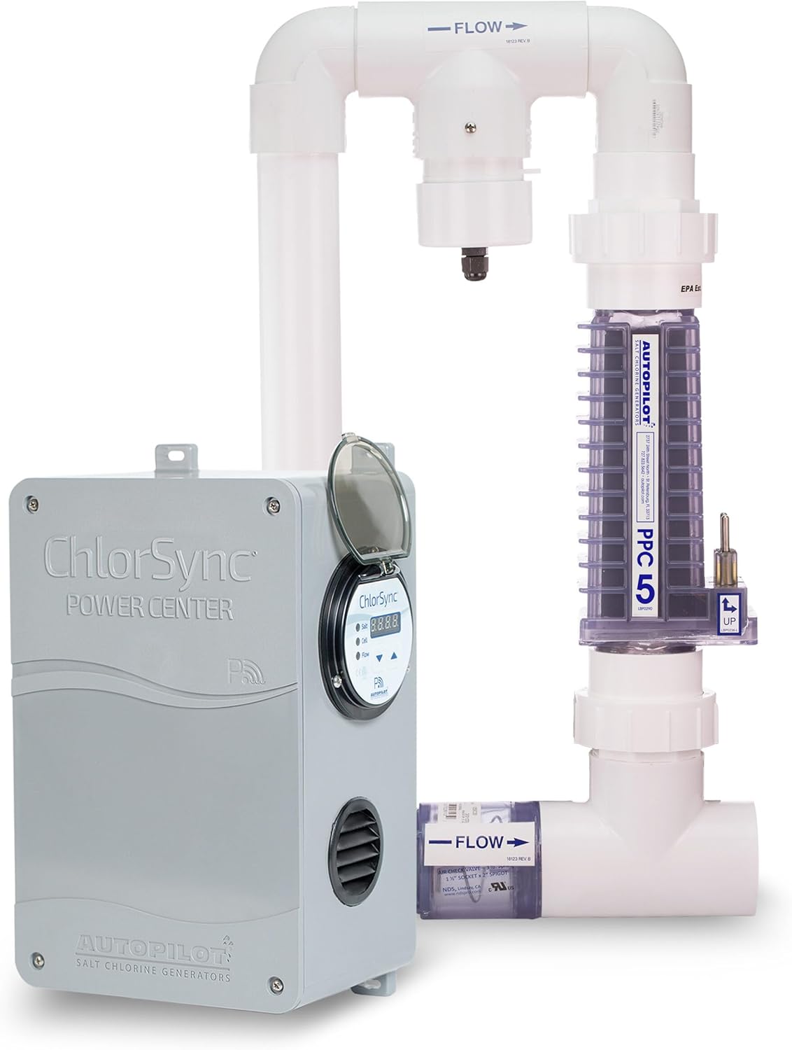 AutoPilot CPB0005A ChlorSync® Gen II + PPM5 Chlorine Generator for Pools up to 70K gallons