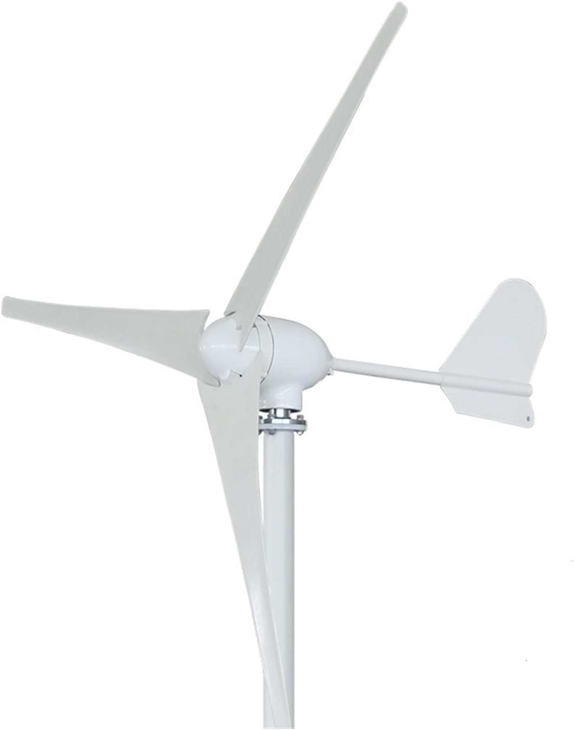 Wind Turbine Generator Kit, 12V 24V 48V AC 400W Wind Turbine Generator with 3 Blade 2.5m/s Low Wind Speed Starting Wind Turbines for Hybrid Solar Wind System(Tube Connection,3 Blades_12V)